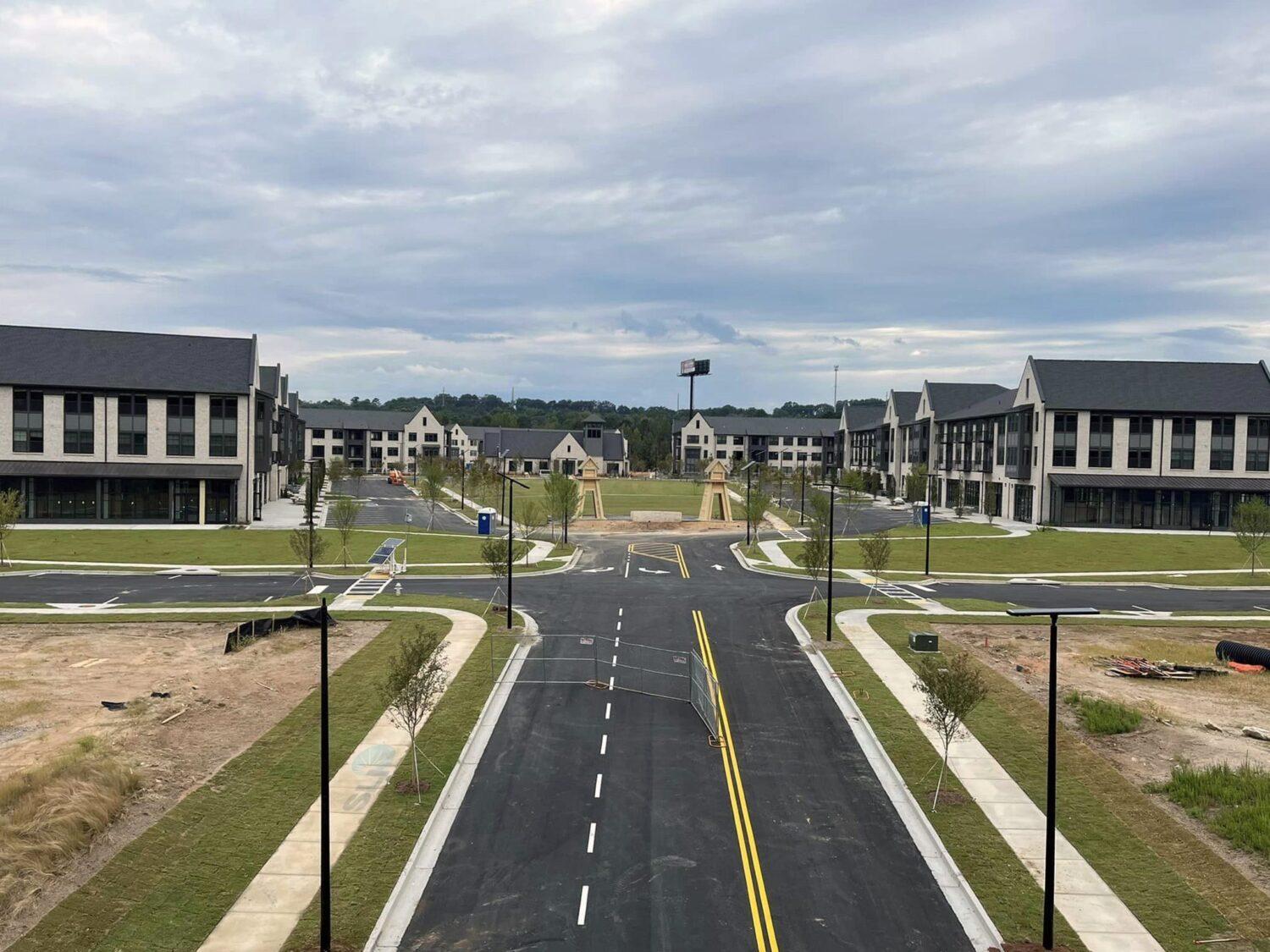 Solar street lighting installation by Solar Lighting International