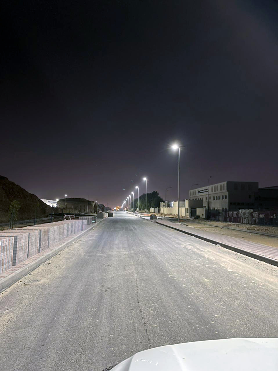 Solar street lighting installation by Solar Lighting International
