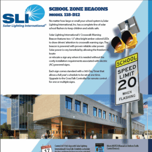 Standard 12-inch LED school zone beacon heads