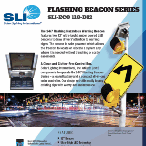 Solar traffic flashing beacon spec sheet