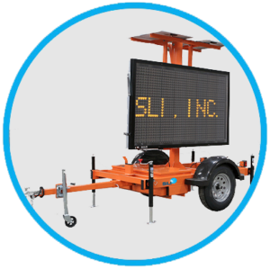 Solar-powered message board