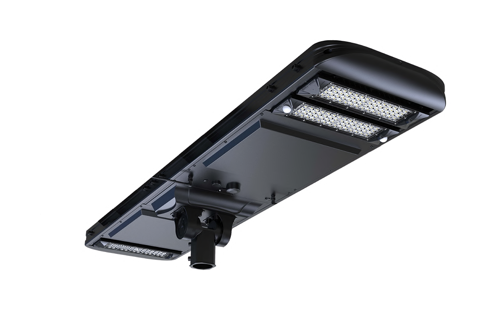 Luminaria solar Stealth con panel de expansi&oacute;n