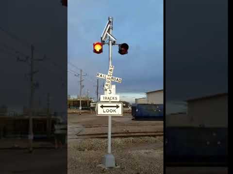 Railroad Crossing at Compass Minerals
